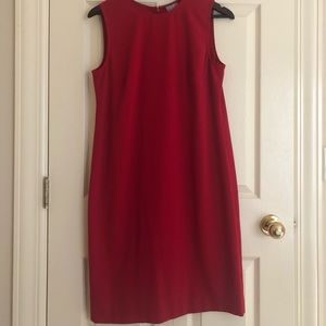 J. Jill red midlength dress